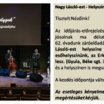Az életre mosolygok – Nagy László-est születésének 100. évfordulójára - Helyszínváltozás!!!